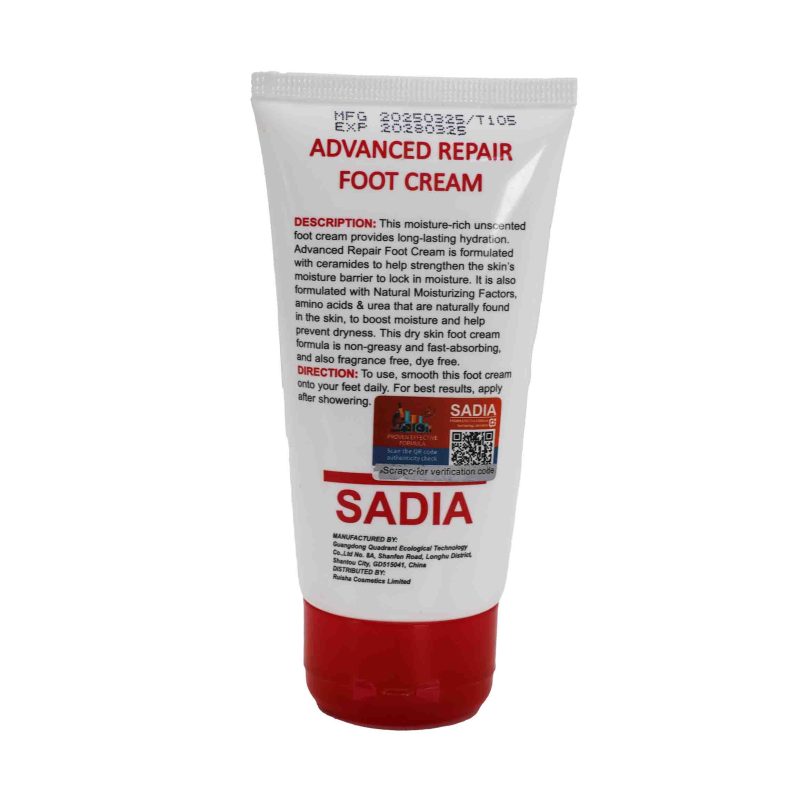 Sadia Advanced Repair Hand Cream 5% Urea – Back