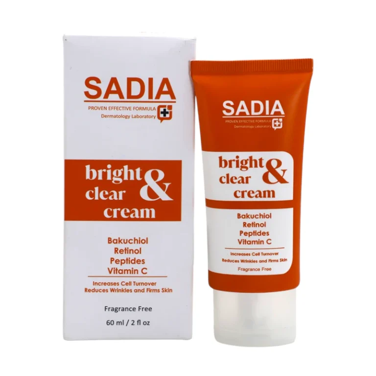 Sadia Bright and Clear Cream Bukuchiol Retinol Peptides Vitamin C – 60ml