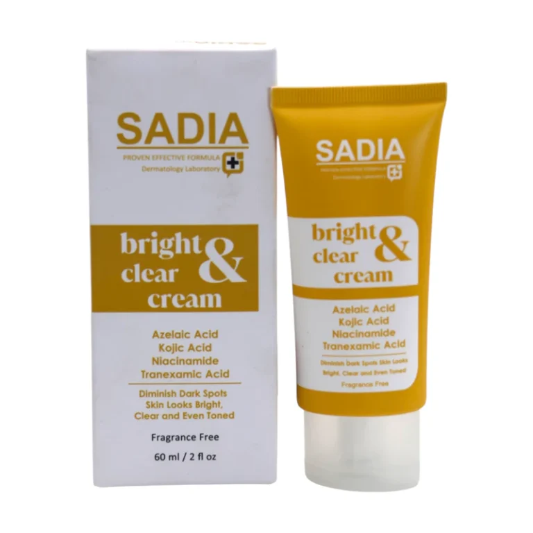 Sadia Bright and Clear Cream Azelaic Kojic Acid Niacinamide Tranexamic Acid- 60ml