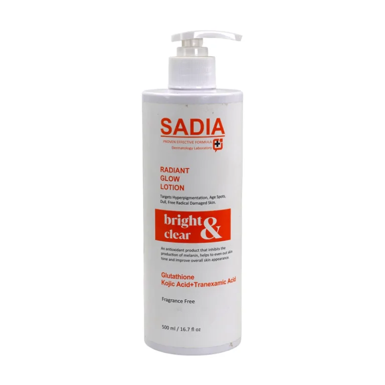 Sadia Radiant Glow lotion Glutathione 2% - 500ml